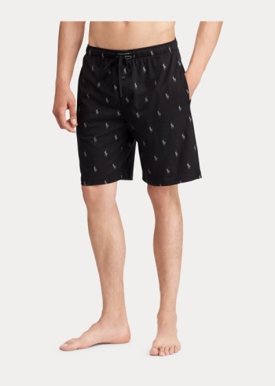 Men's Polo Ralph Lauren Allover Pony Pajama Shorts | 409137PLG